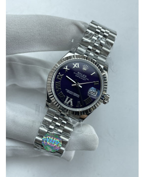 (준비완료/특급배송)NO.3655/QP공장 롤렉스 데이저스트 31mm 여성용 시계 오베르진 다이얼 플루티드 베젤 쥬빌레 밴드